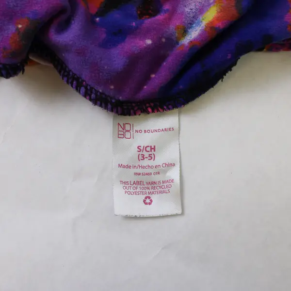 No Boundaries Celestial Galaxy Print Multicolor Leggings Juniors Size Small 3-5