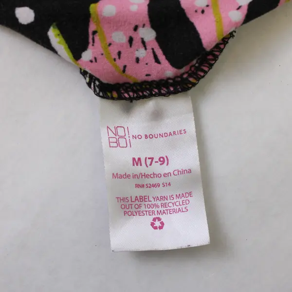 No Boundaries Multicolor Floral Print Mid-Calf Leggings Juniors Med 7-9