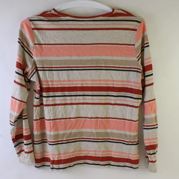 Croft & Barrow Multicolor Striped Long-Sleeve Shirt Women's Large