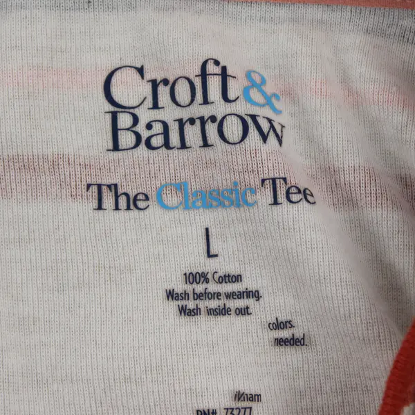 Croft & Barrow Multicolor Striped Long-Sleeve Shirt Women's Large