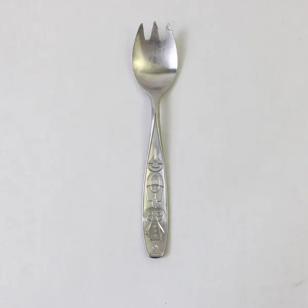 Towle Silver (Lauffer) TWS339 Pattern 18/8 SS Baby Fork 6" Long Good Rare HTF 