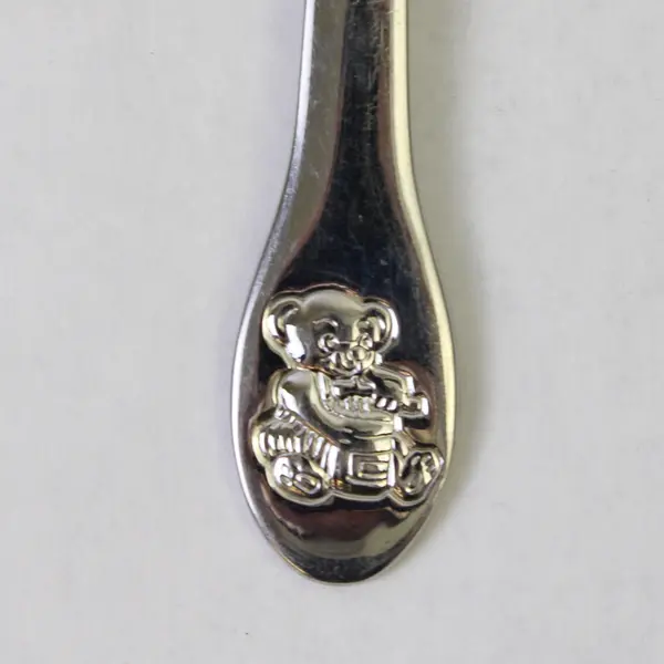 WMF Cromargan WMF104 Pattern Stainless Youth Teddy Bear Spoon 6.5" Rare HTF