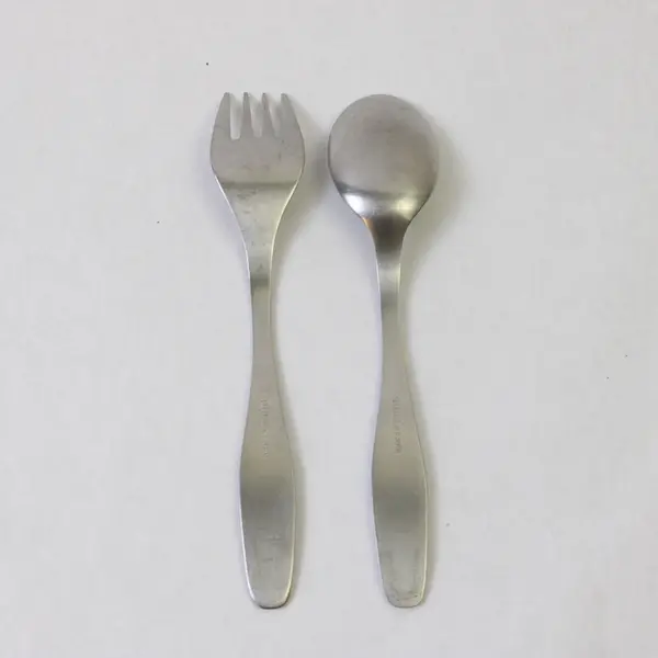 Lot of 2 Selandia Unknown Rare HTF Pattern 18/8 Stainless Youth Fork & Spoon 