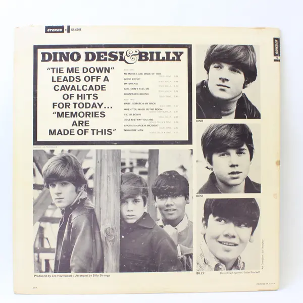 Dino, Desi & Billy Memories Are Made of This 12" Vinyl Record