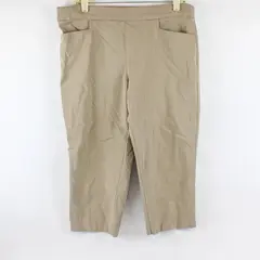 Time And Tru Beige Pull-On Capris Women's Large 12-14
