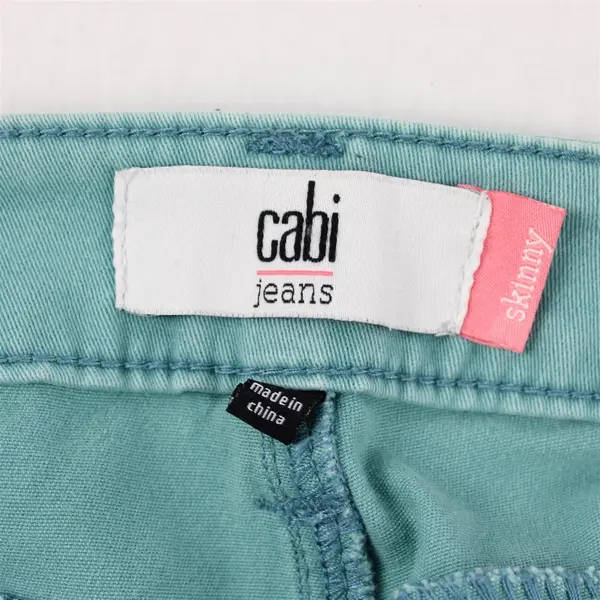 Cabi Mint Cotton Low-Rise Skinny Jeans Women's Size 4