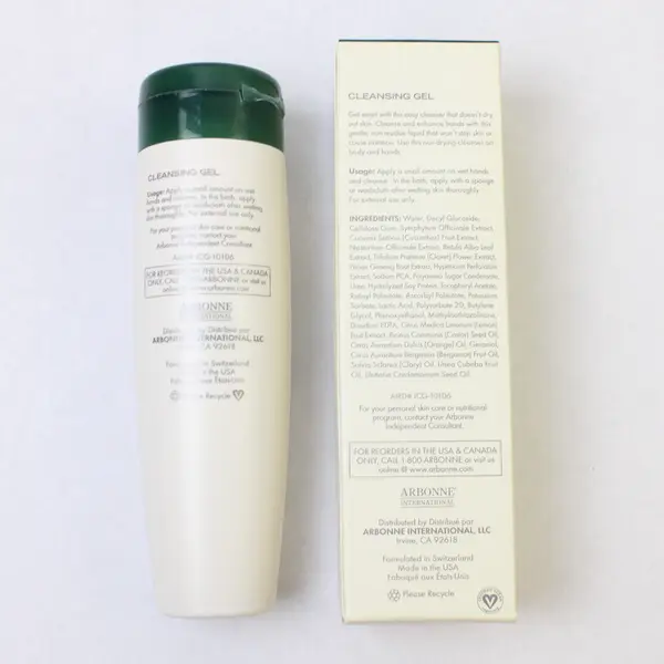 New Sealed Arbonne Intelligence Body and Hands Cleansing Gel 8 oz
