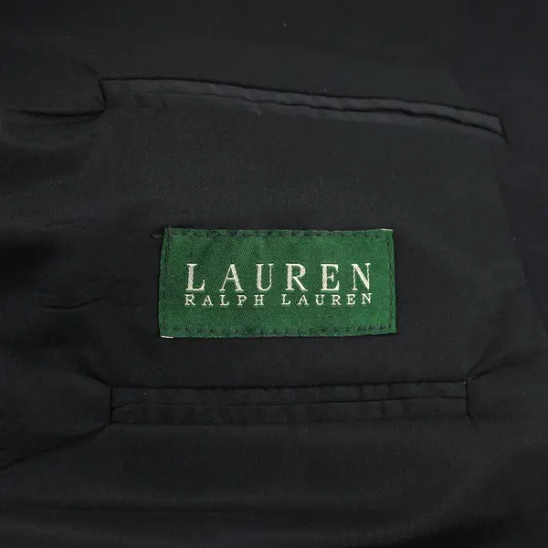 Lauren Ralph Lauren Men's 42L Black 100% Wool Blazer Suit Jacket