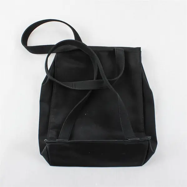 Vintage Donna Karan New York Polyester/Nylon Black Backpack