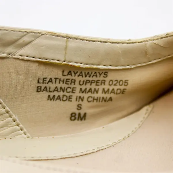 Vtg Easy Spirit Women's 8M Ivory "Layaways" Slingback Square Toe Hushpuppy Heels