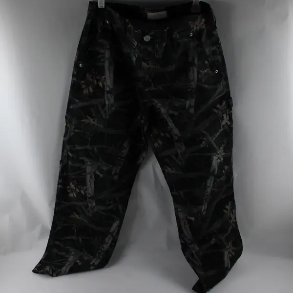 PacSun Men’s 32x30 Dark Tree Camo Dylan Baggy Carpenter 100% Cotton Jeans 