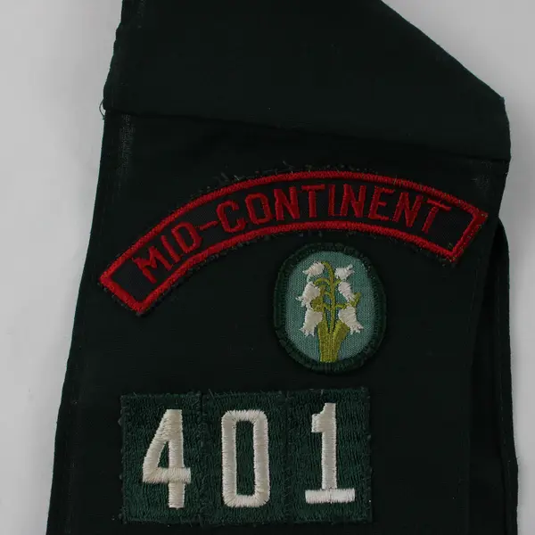 Vintage Girl Scout Sash with 22 Patches and 6 Star Pins