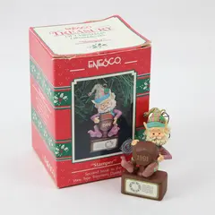 Enesco Treasury of Christmas 'Stamper' Wee Tree Series #2 1991 Ornament