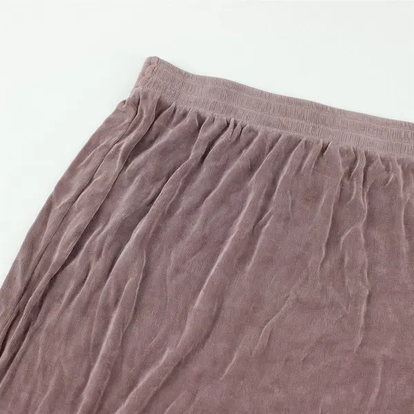 Weekenders Mauve Ribbed Maxi Skirt Women's Large