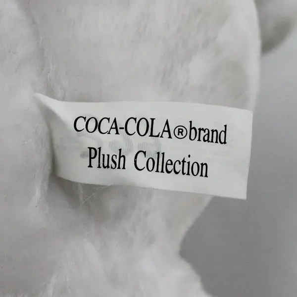 Coca-Cola Polar Bear Holding Coke Bottle Collectible Plush 13"