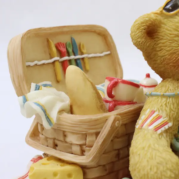Cherished Teddies Judy Bathing Beauty Figurine - Missing Umbrella