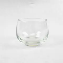 Vintage Roly Poly Whiskey Clear Glass Old-Fashioned Tumbler