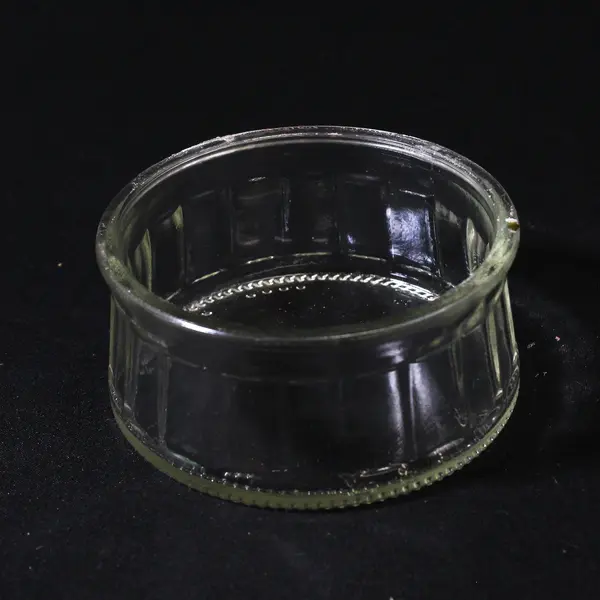 Lot Of 3 Unbranded Matching Clear Glass Ramekins 3.5" Diameter 1.75" Tall