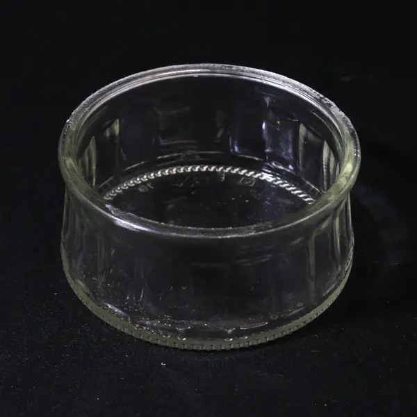 Lot Of 3 Unbranded Matching Clear Glass Ramekins 3.5" Diameter 1.75" Tall