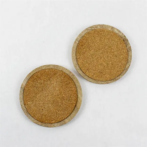 Set of 2 Ceramic Cornucopia Coasters Inspirational 'Gift to God' Quote