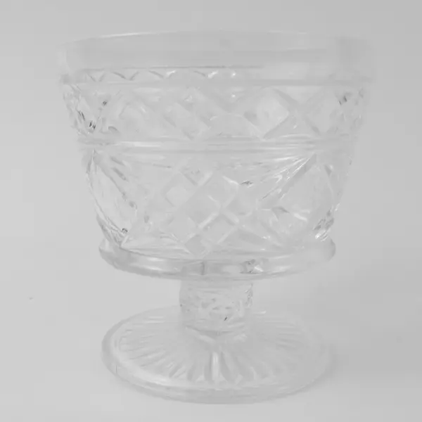 Set of 6 Vintage Hazel Atlas Gothic Footed Sherbet Dessert Dishes Glass