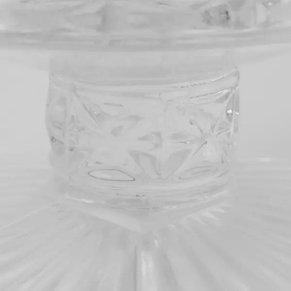 Set of 6 Vintage Hazel Atlas Gothic Footed Sherbet Dessert Dishes Glass