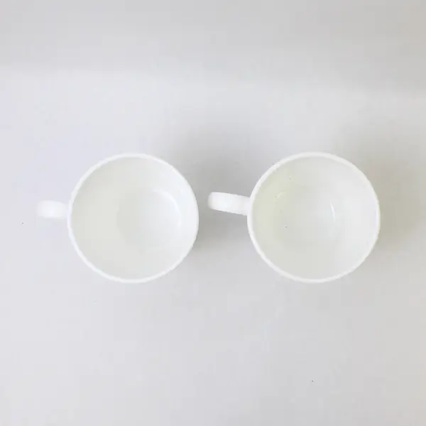Lot Of 2 Corning Corelle Summer Blush Pattern Pansy Ceramic Mugs 3.75" Tall
