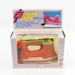 Vintage Small World Toys "Darling Debbie" Steam Iron Toy - Battery Operated