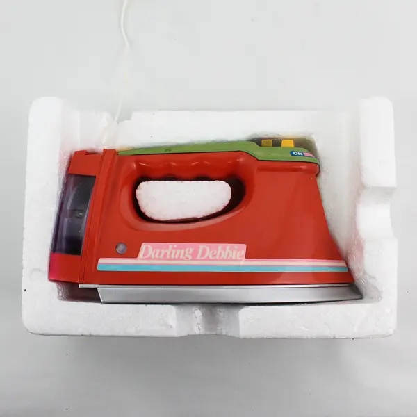 Vintage Small World Toys "Darling Debbie" Steam Iron Toy - Battery Operated