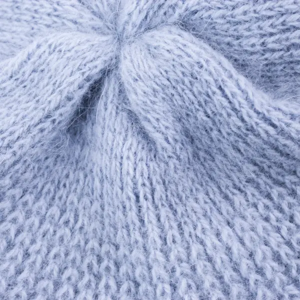 Unbranded Adult Size Light Sky Blue Tight Knit Beret Hat - One Size