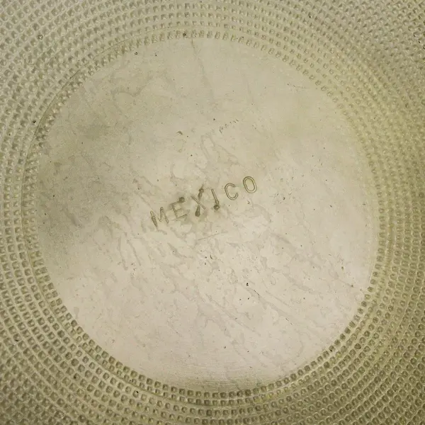 Vintage Amber Glass Round Baking Dish 8.5"