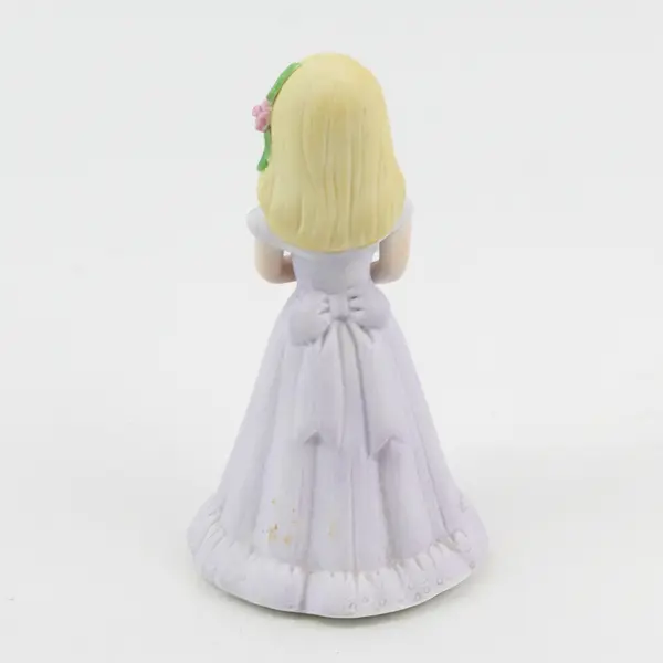 Vintage 1981 Enesco Growing Up Birthday Girls Age 8 Figurine 4.5"