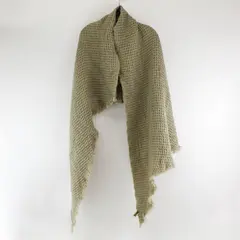 Calvin Klein Women's Waffle-Knit Evening Wrap in Gray/Brown