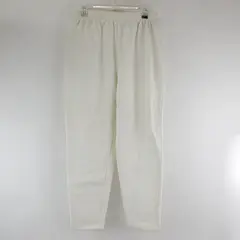 90's Pacer Women's L White Cotton Blend Relaxed Fit Tapered Leg Sweatpants 