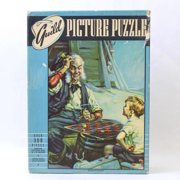 Vintage 300+ Pcs. Interlocking  Jigsaw Puzzle Stumped, By Gum! #2900 Complete 