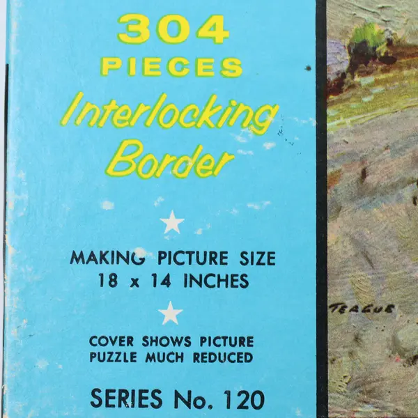 Vintage 304 Pcs. Interlocking  Jigsaw Puzzle Good Company #4425 Complete 