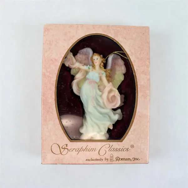 Vtg 1997 Seraphim Classics Angel Ornament Roman Inc #78126 New