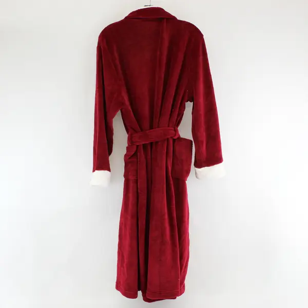 NWT Amanda Paige Women's Cranberry Red Fuzzy Robe One Size Fits Most