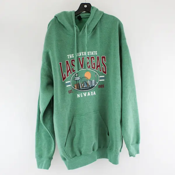 Southpoint Las Vegas Nevada Mint Green Hoodie Men's 2XL