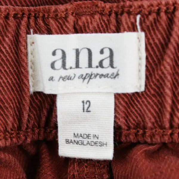 A New Approach Burnt Orange Wide-Leg Pants Women's Size 12