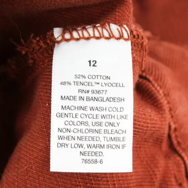 A New Approach Burnt Orange Wide-Leg Pants Women's Size 12