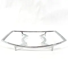 Corning P-10-M-1 Metal Casserole Dish Holder 10" Silver Tone Trivet