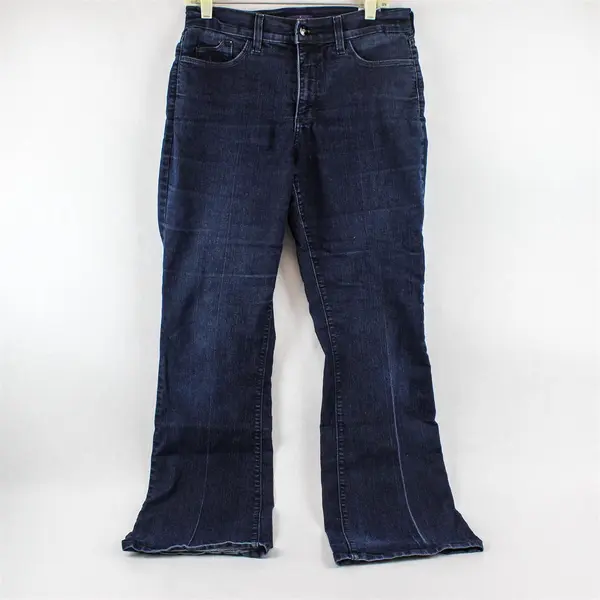 NYDJ Dark Wash Flared Jeans Women's Size 8