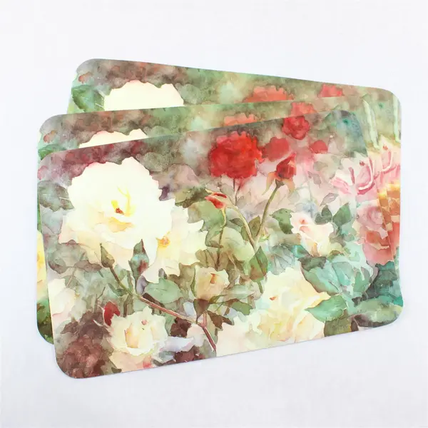 Lot of 3 Keller Charles Floral Placemats 12x18 