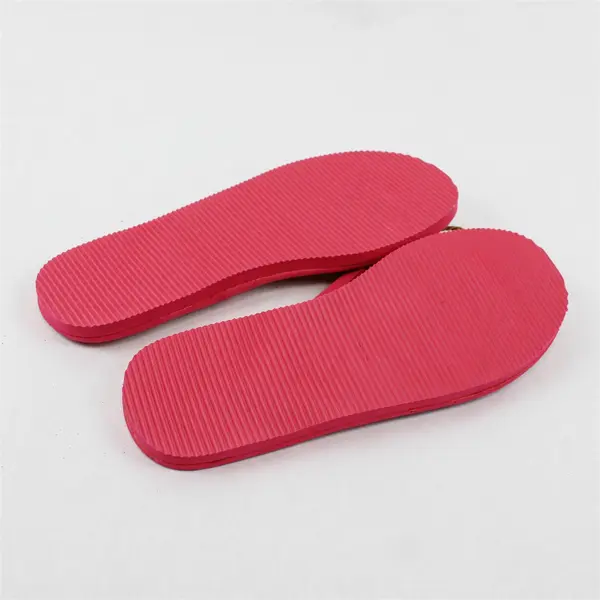 Surf Bay Brand Pink Straps With Woven Straw Sandal Flip Flops Women's Size 6