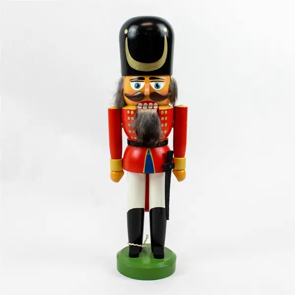 VEB HoDreWa German Democratic Republic (GDR) Wooden Soldier Nutcracker 11.75"