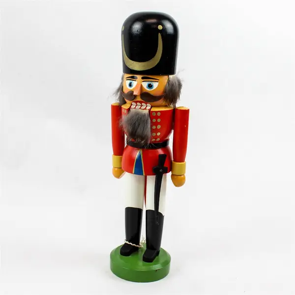 VEB HoDreWa German Democratic Republic (GDR) Wooden Soldier Nutcracker 11.75"