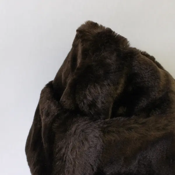 Vintage Brown Faux Fur Russian-Style Winter Hat Women's Warm