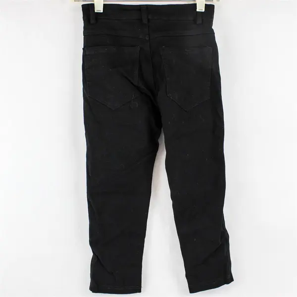 Vangull Solid Black Capri Pants Women's Small