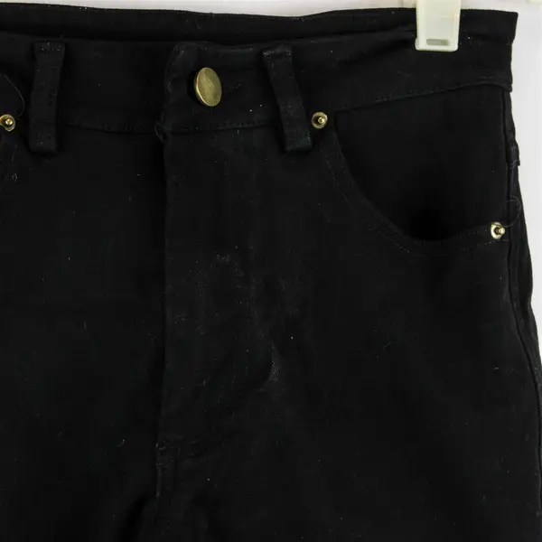 Vangull Solid Black Capri Pants Women's Small